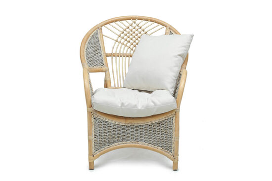 COBANA İKİLİ KOLTUK 125x82x91cm+TEKLİ KOLTUK 75x82x91cm (2 ADET)+ORTA SEHPA 69x69x57cm ESKİTME BEYAZ - 15
