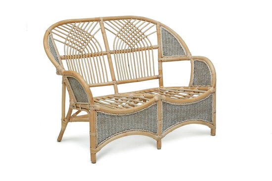 COBANA İKİLİ KOLTUK 125x82x91cm+TEKLİ KOLTUK 75x82x91cm (2 ADET)+ORTA SEHPA 69x69x57cm ESKİTME BEYAZ - 25