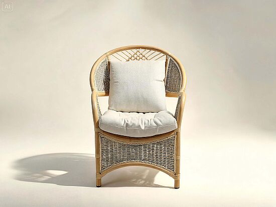 COBANA İKİLİ KOLTUK 125x82x91cm+TEKLİ KOLTUK 75x82x91cm (2 ADET)+ORTA SEHPA 69x69x57cm ESKİTME BEYAZ - 3