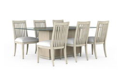 COTİERE DİKDÖRTGEN YEMEK MASASI CAMLI 107x208x76cm 299221-2349BS-0000GT - 4