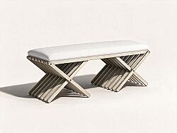 COTİERE MARKİZ KREM 48x48x132cm 299149-2349 - KERVAN