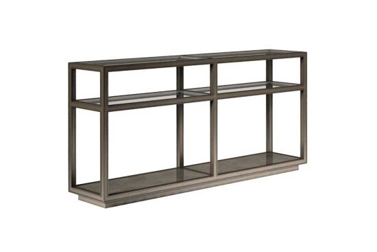 COVE TIRNAK CAMLI GRİ 41x193x91cm 349307-2743 - 6