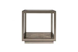 COVE YAN SEHPA GRİ CAMLI KARE 66x66x64cm 349303-2743 - 7