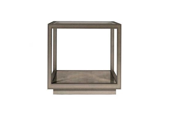 COVE YAN SEHPA GRİ CAMLI KARE 66x66x64cm 349303-2743 - 7
