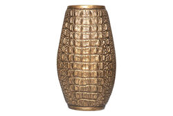 CROCO BUYUK VAZO GOLD 21x17x36cm - 3