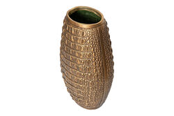 CROCO BUYUK VAZO GOLD 21x17x36cm - 2