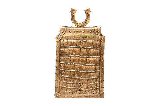 CROCO DEKORATIF KUTU GOLD 14x14x25.5cm - 5