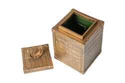 CROCO DEKORATIF KUTU GOLD 14x14x25.5cm - 2