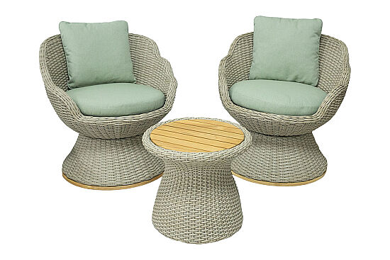 CS02 NORA-2 FİSKOS SET 2 SANDALYE+SEHPA 79x79x79-50x50x45cm - 5
