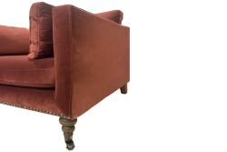 CURL TEKLİ KOLTUK BORDO 85x90x67cm (NAPOLİ 219) - 5