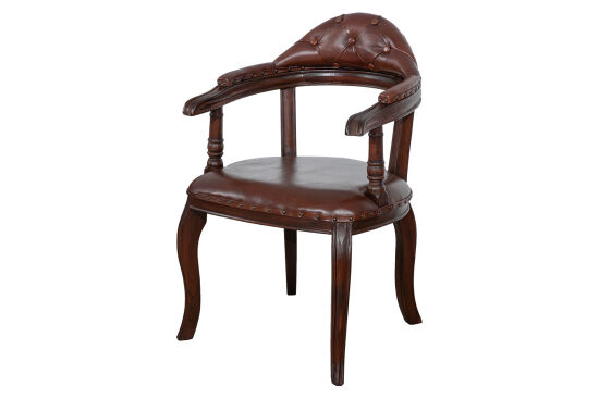 DANİLO KOLLU SANDALYE KAHVE 58x63x89cm ICS 1003 - 3