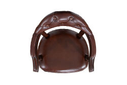 DANİLO KOLLU SANDALYE KAHVE 58x63x89cm ICS 1003 - 4
