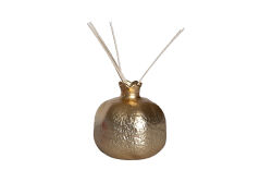 DEKORATİF NAR 10X10 CM GOLD - 6