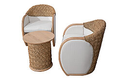 DEVON FİSKOS SET 2 SANDALYE 68x63x78cm + SEHPA 50x50x55cm EQ 25 014-15-S - 4