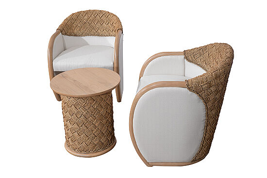DEVON FİSKOS SET 2 SANDALYE 68x63x78cm + SEHPA 50x50x55cm EQ 25 014-15-S - 4