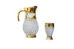 DG-07301JH23/AH SURAHI (1700ml) 6 BARDAK (215ml) - ŞERBETLİK-ZEMZEM SETİ