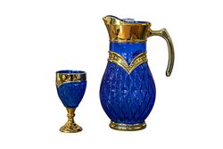 DGP-07131JH23/AH SURAHI (1700ml) 6 BARDAK (165ml)-MAVI - 2