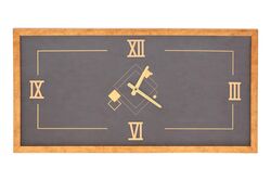 DK-8280 DUVAR SAATI GOLD 43x83 - 2