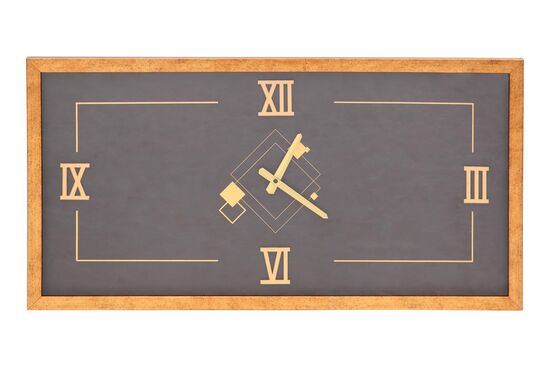 DK-8280 DUVAR SAATI GOLD 43x83 - 2