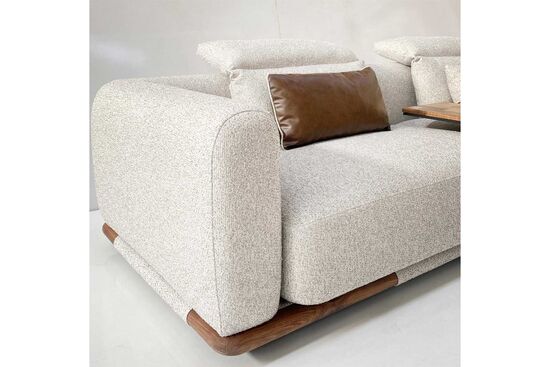DRAGO DÖRTLÜ KOLTUK+ SEHPA KREM 100x270x65cm - 11