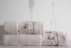 ELANUR HAVLU 70X140 CM PUDRA - 4
