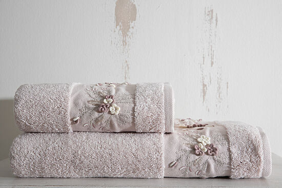 ELANUR HAVLU 70X140 CM PUDRA - 4