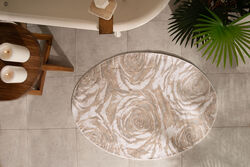 ELLOY OVAL PASPAS EKRU-BEJ-SİLVER 90x120cm - 5