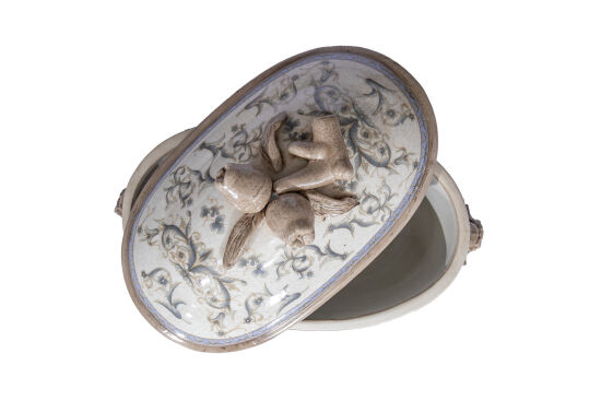 ELMORA DEKORATİF OVAL KUTU 29X16X9 CM CA078 - 5