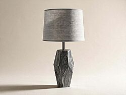EMİLA ORTA BOY MASA LAMBASI GRİ 30x53 cm - HSH-KRVN ORTAK