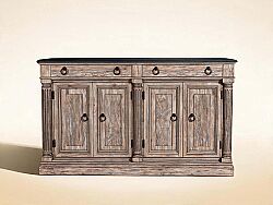 ETİENNE KONSOL 4 KAP-2 ÇEK GRİ 53x203x111cm 317252-2610 - KERVAN