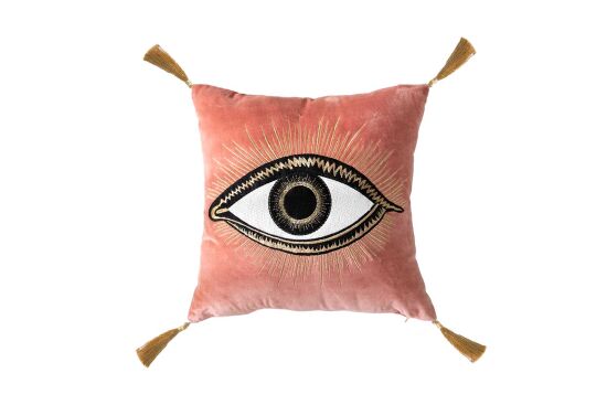 EVIL EYE KIRLENT ( ACHSH321 ) BAKIR 45X45 CM - 2