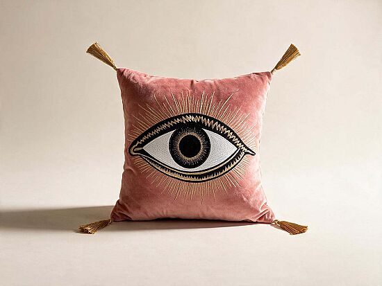 EVIL EYE KIRLENT ( ACHSH321 ) BAKIR 45X45 CM - 1