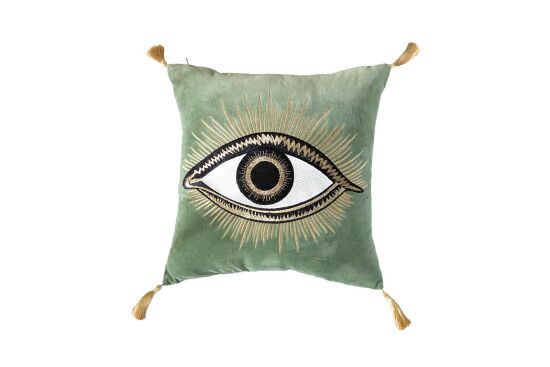 EVIL EYE KIRLENT ( ACHSH322 ) KOYU YESIL 45X45 CM - 2