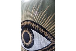 EVIL EYE KIRLENT ( ACHSH322 ) KOYU YESIL 45X45 CM - 4