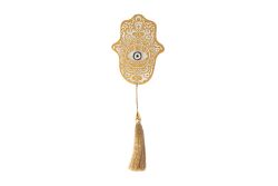 FATMA ANANIN ELİ PÜSKÜLLÜ DUVAR DEKOR GOLD 11X33 CM - 3
