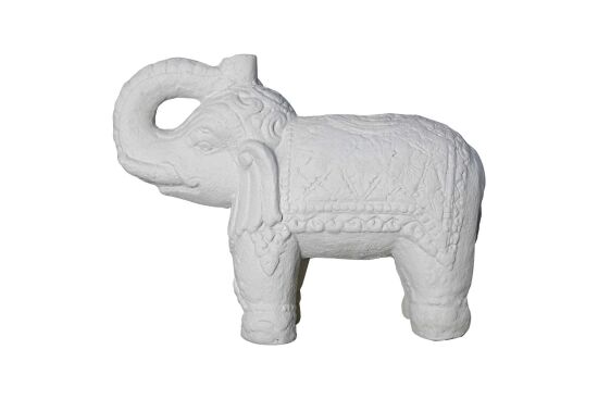FİL ŞEMSİYE AYAĞI ORTA BOY 17x43x32 cm KREM - 4