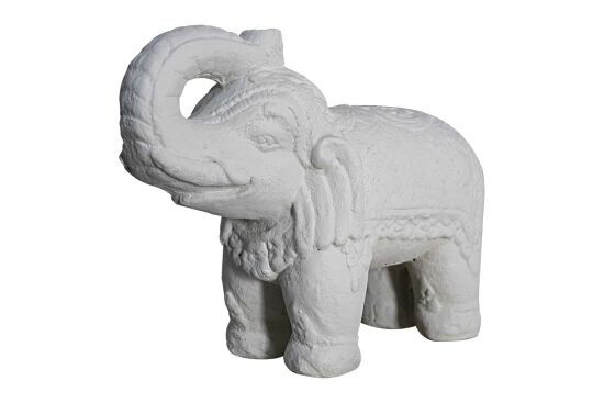 FİL ŞEMSİYE AYAĞI ORTA BOY 17x43x32 cm KREM - 2