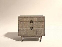 FINN KOMODİN 3 ÇEKMECE KAHVE48x81x74cm 313142-2803 - KOMODİN