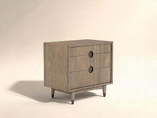 FINN KOMODİN 3 ÇEKMECE KAHVE48x81x74cm 313142-2803 - 2