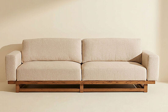 FLOATİNG ÜÇLÜ KOLTUK KREM 98x254x88cm 758521-5062 - 1