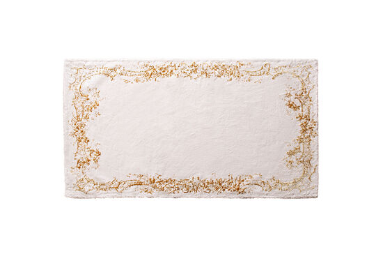 FLORA PASPAS EKRU-GOLD 80x150cm - 2