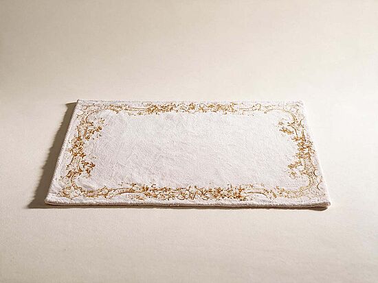 FLORA PASPAS EKRU-GOLD 80x150cm - 1