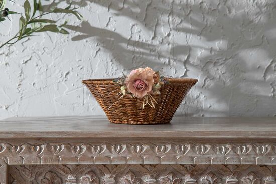 FLORAL DERİN KASE (XL) 16X31X11 CM (SPT-290) - 4