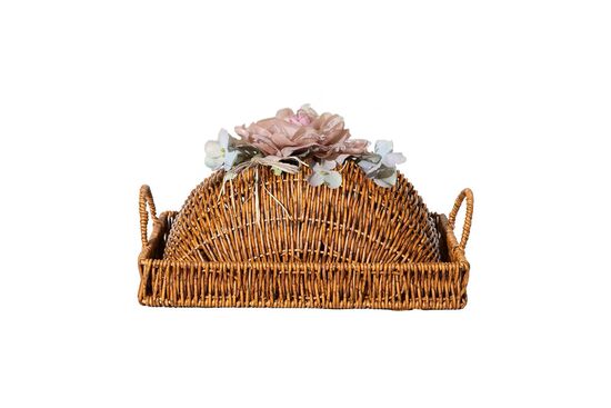 FLORAL KAPAKLI DİKD. TEPSİ (S) 22X31 CM (SPT-279) - 4
