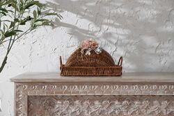 FLORAL KAPAKLI DİKD. TEPSİ (S) 22X31 CM (SPT-279) - 5