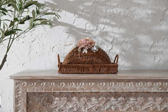 FLORAL KAPAKLI DİKD. TEPSİ (S) 22X31 CM (SPT-279) - 5