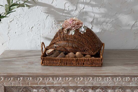 FLORAL KAPAKLI DİKD. TEPSİ (S) 22X31 CM (SPT-279) - 6