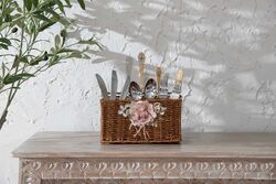 FLORAL KULPLU KAŞIKLIK 17X25X13 CM (SPT-308) - 4