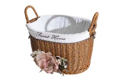 FLORAL KULPLU OVAL SEPET (L) 40X30X24 CM (SPT-319) - 2