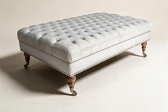 FOR KAPİTONE PUF BEJ 80x140x45cm (LETTO 2604) - 1